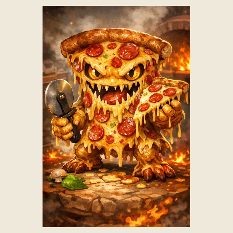 Cheese Pizza Monster