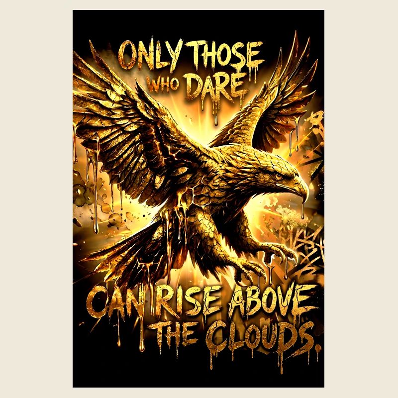 Eagle Poster Motivation Saying Mural
