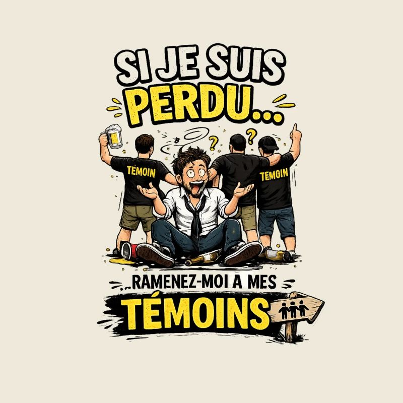 Perdu… TémoinS - Bande d’amis comique