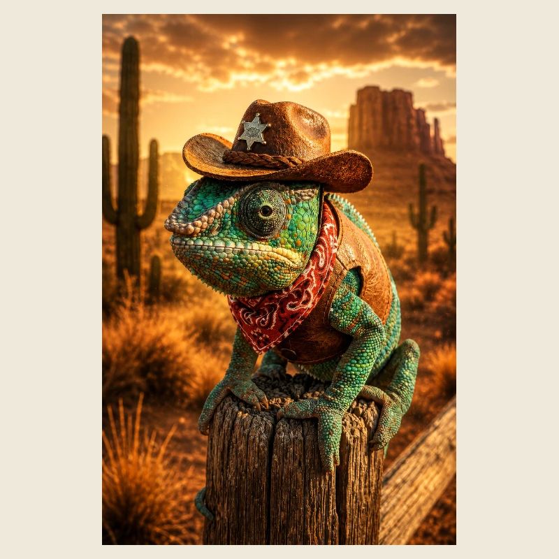 Gecko Cowboy du Désert