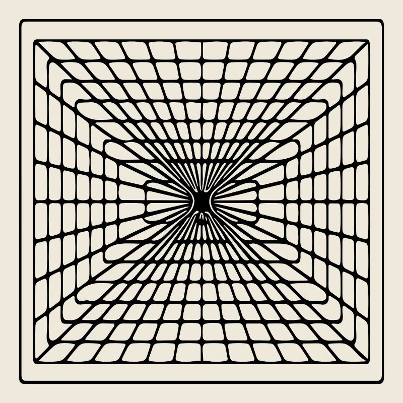 Geometric square lines