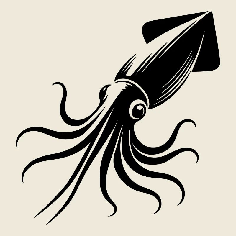 Cute Humboldt-Kalmar Tattoo Diver Style