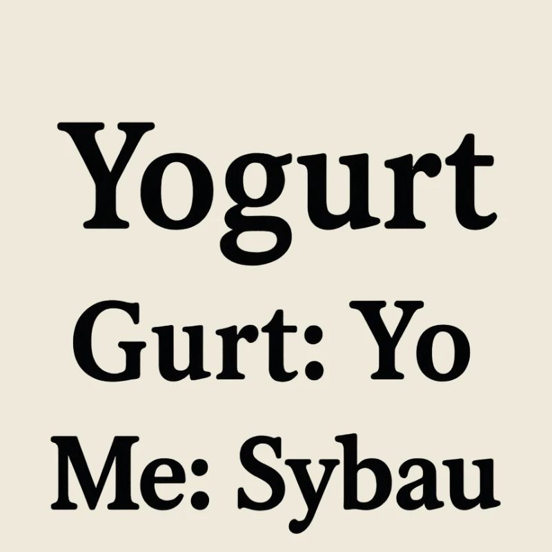Yogurt: Gurt Yo, Me Sybau