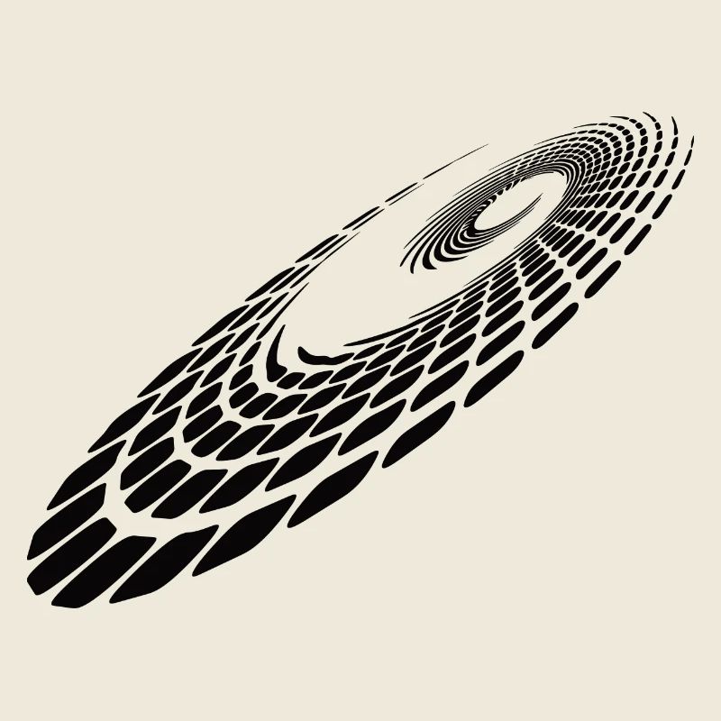 Geometric Circle Spiral Lines Points