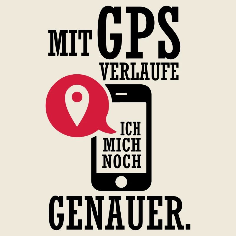 Mit GPS verlaufe ich mich noch genauer