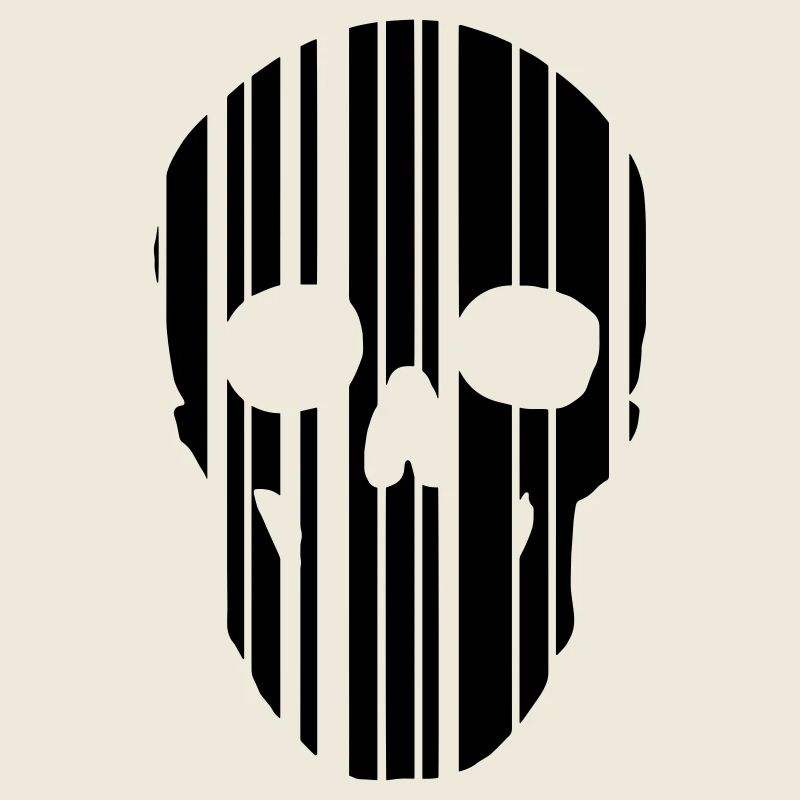 barcode skull