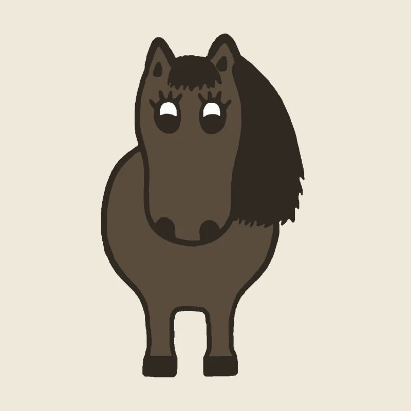 Round ball pony