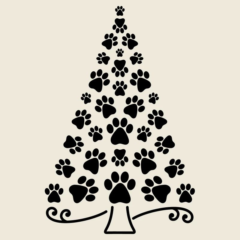 Weihnachtsbaum Pfote