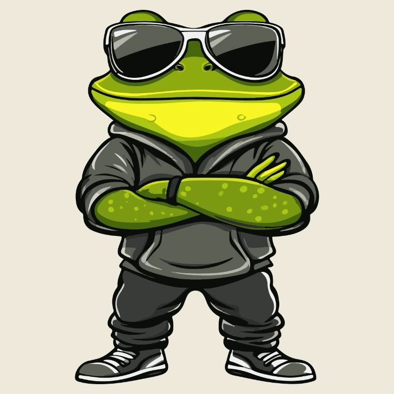 Frog Comic Cool