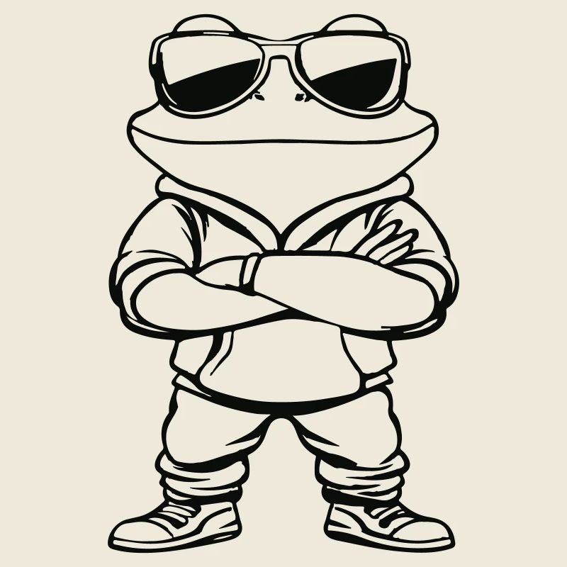 Frog Comic Sunglasses