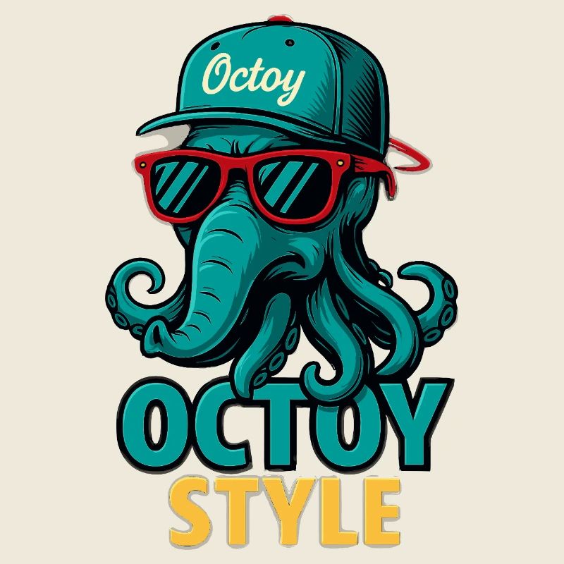 Casquette rétro Octoy Style Octopus