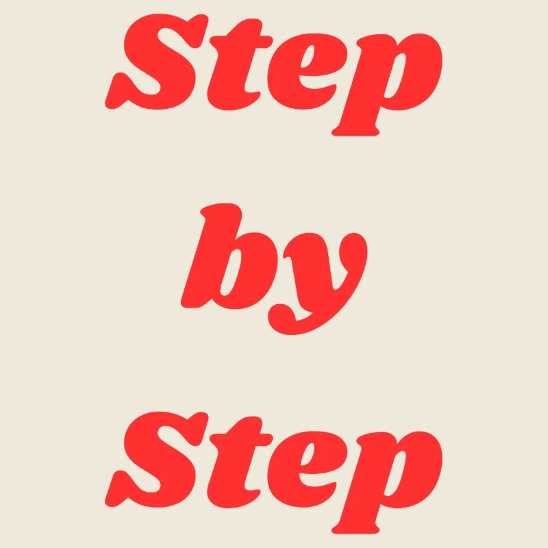 Step by step typography