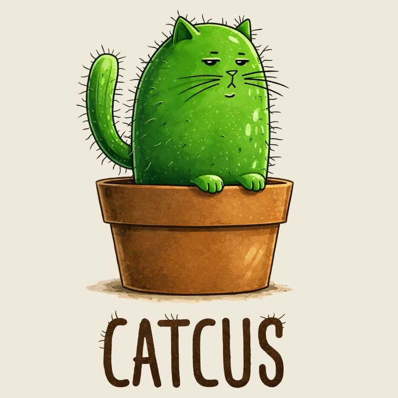 Catcus – Cactus Cat with Attitude