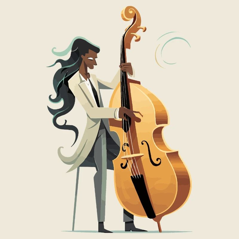 Maître du violoncelle dans le style moderne