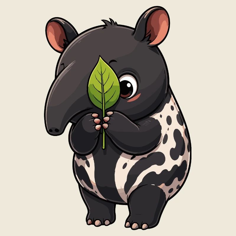 Tapir à feuilles