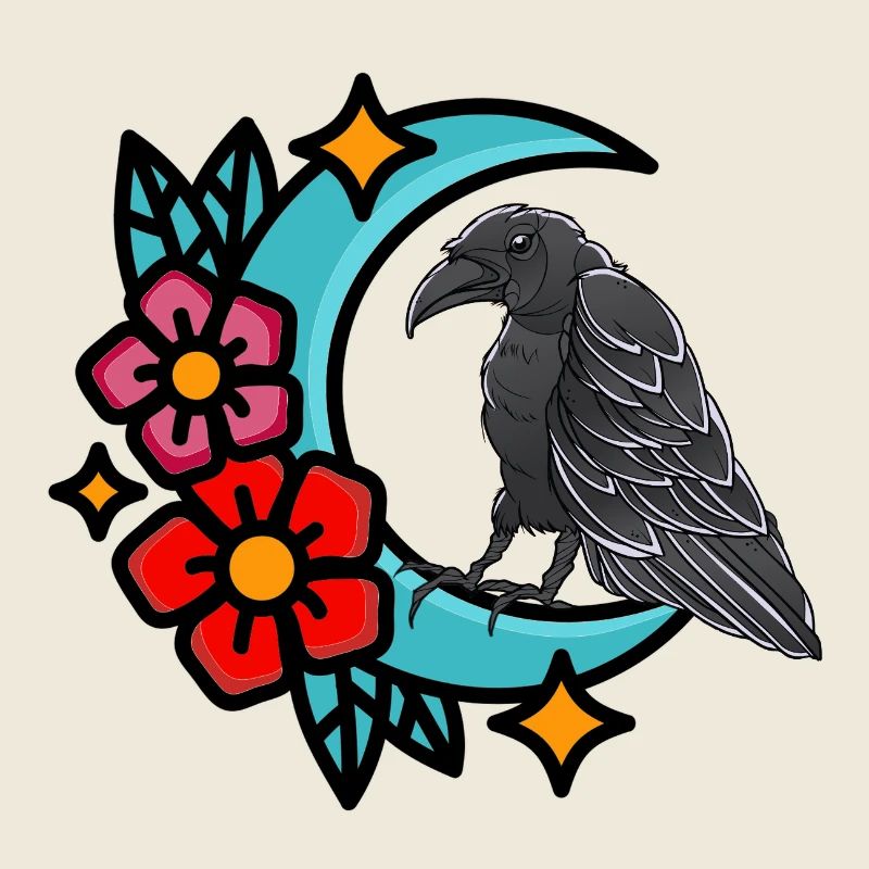 Raven Raven Crow Crows Bird Birds Halloween