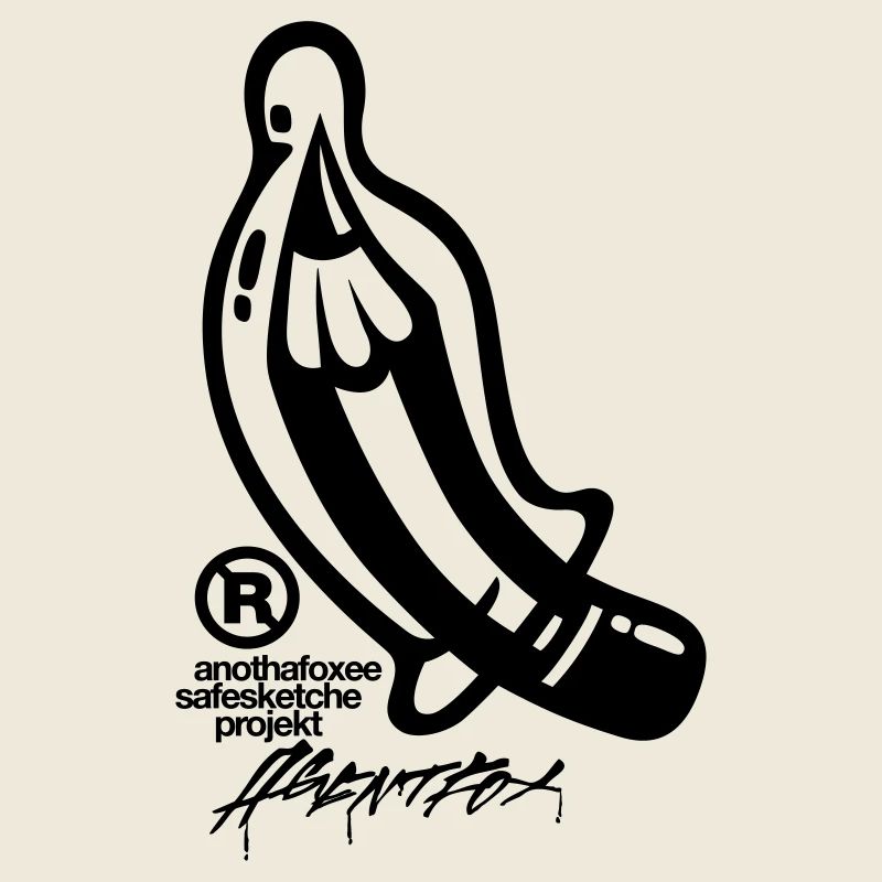 Agent Fox Pencil Design Cool Mode Hipster