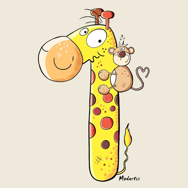 Monkey on Giraffe