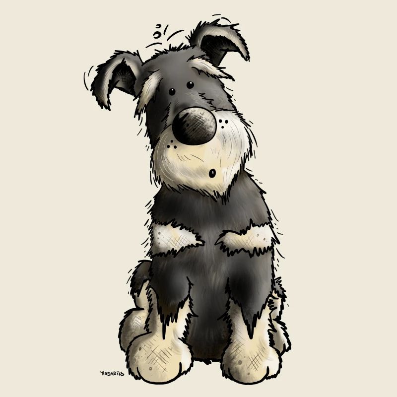 Drolliger Schnauzer