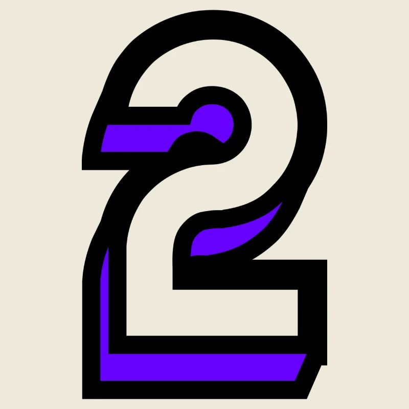 2. 2 JAHRE. 2. JUBILÄUM. GEBURTSTAG 2 JAHRE. 2
