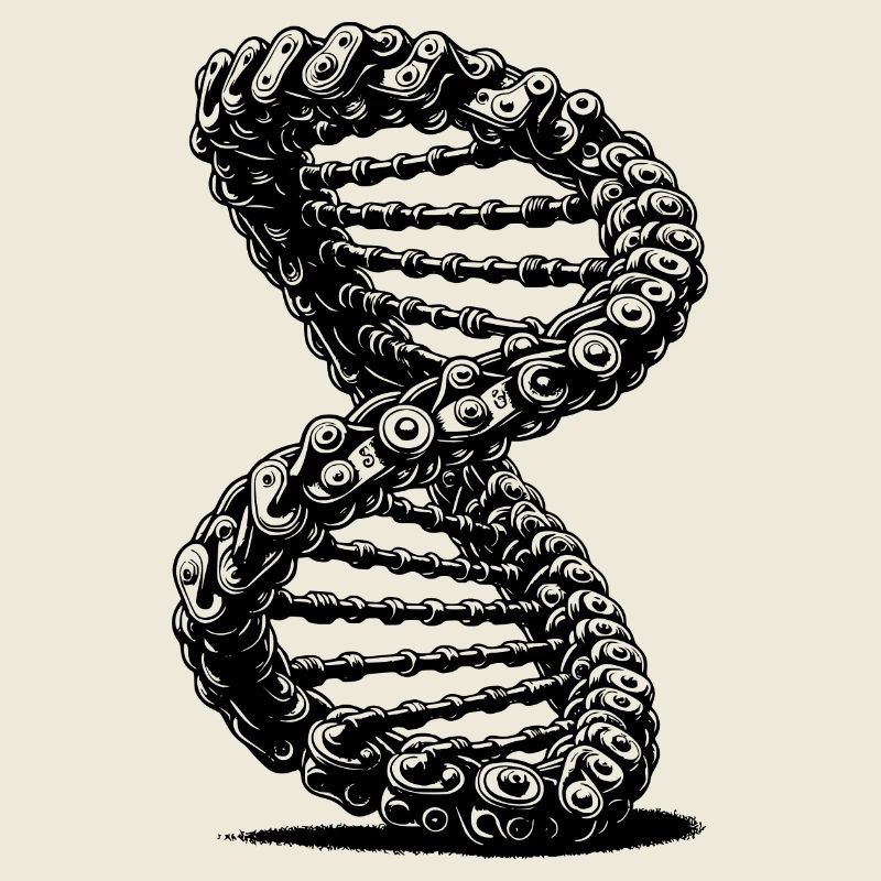 Möbius Loop Chaînes courbes DNA