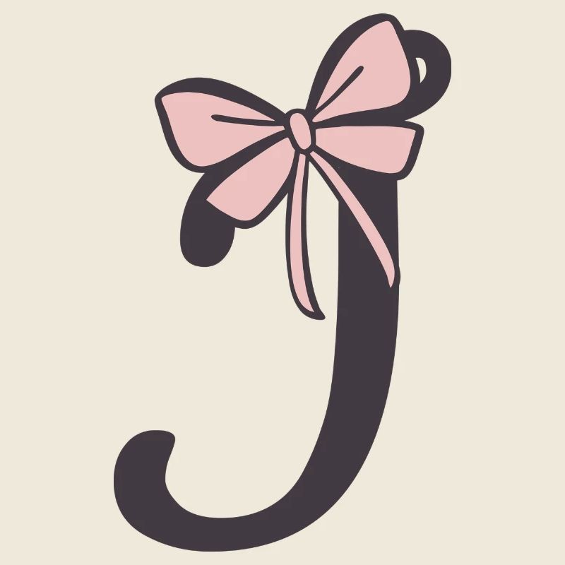 Initial letter i Ribbon