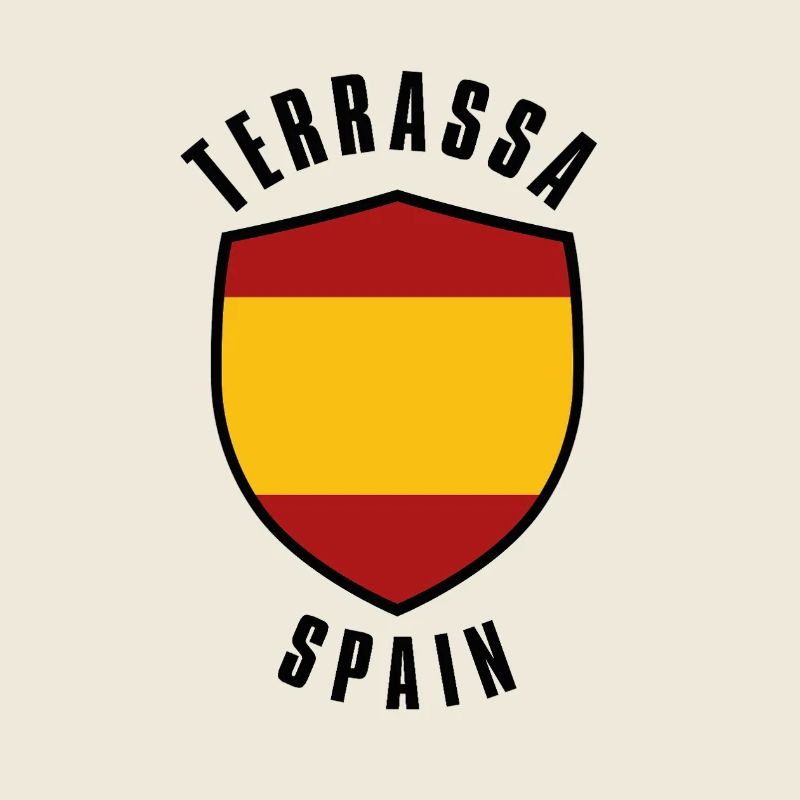 Emblème du Termassa Spain Shield en couleur drapeau
