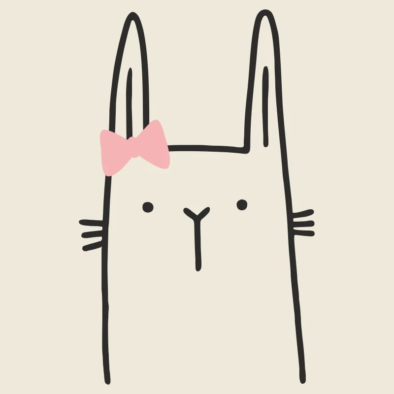 Hase Mädchen Osterhase