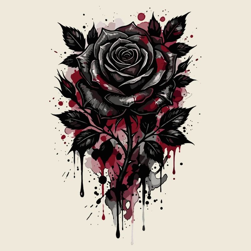 Rose, Rose Noire, Rose et Fleurs