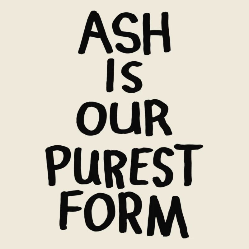Ash is our purest form