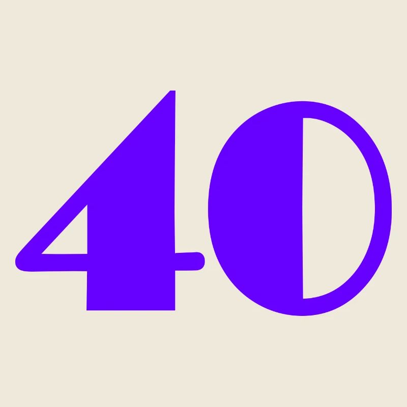 40 ANS. 40e ANNIVERSAIRE. ANNIVERSAIRE 40 ANS. AGE