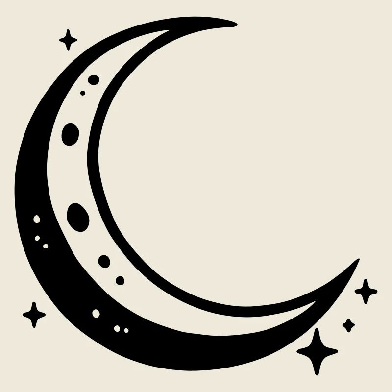 Moon Crescent Moon