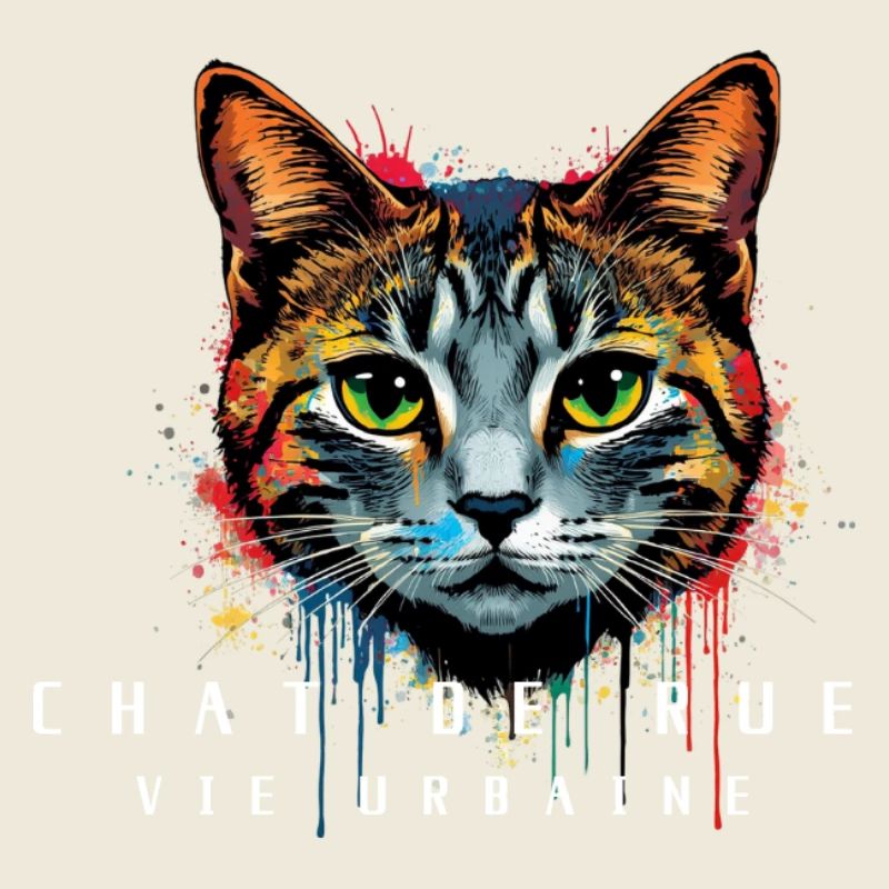 Chat Urbain Coloré