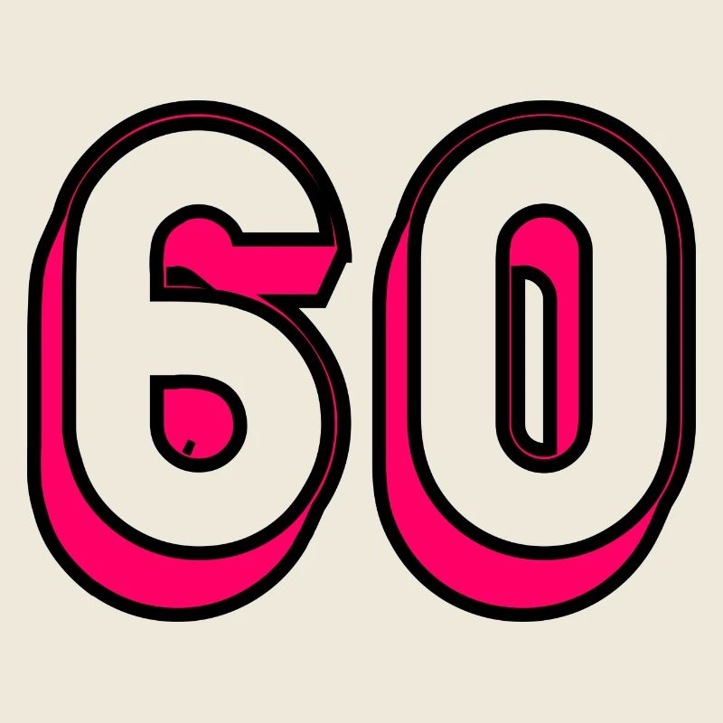 60 ANS. 60e ANNIVERSAIRE. ANNIVERSAIRE 60 ANS. 60