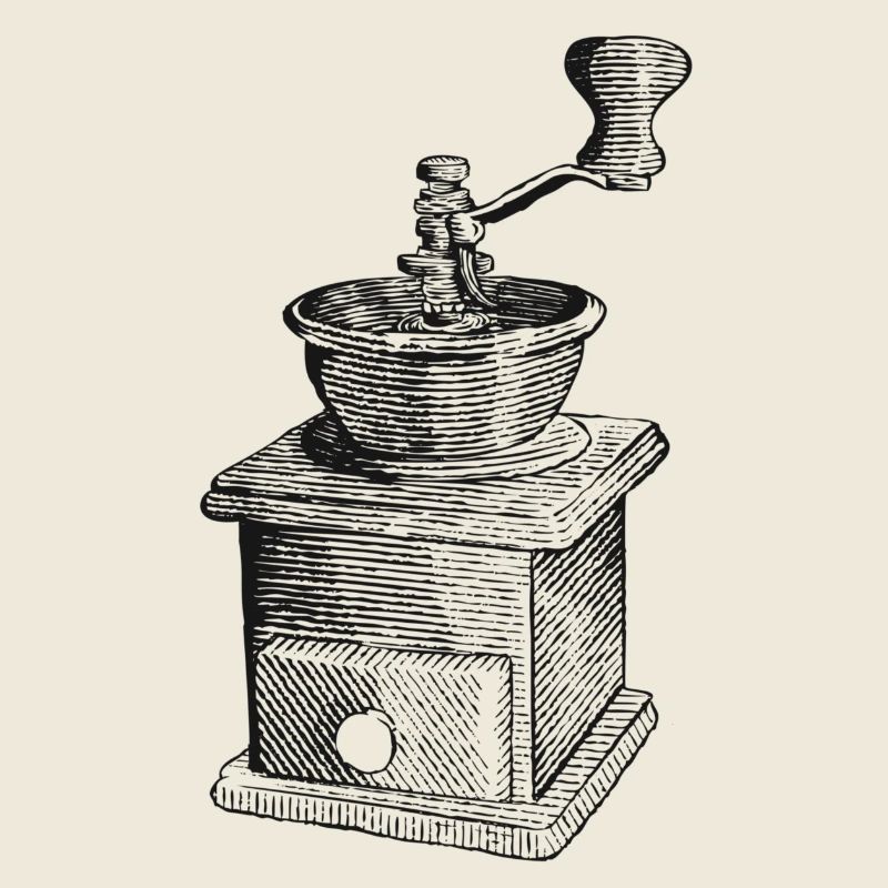 Conception de moulin à café