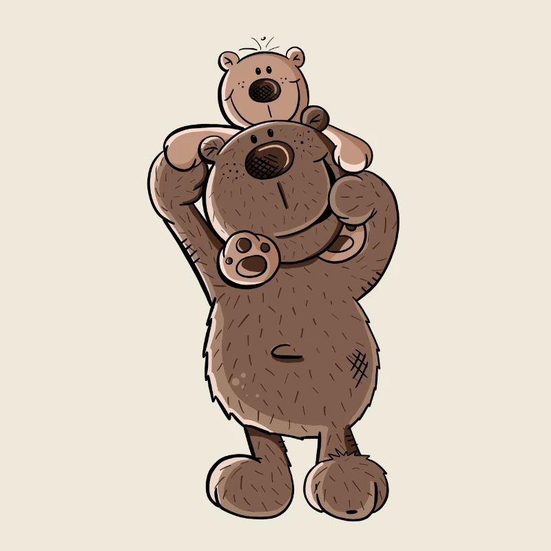 Bear Dad or Bear Brother I Siblings I Papa