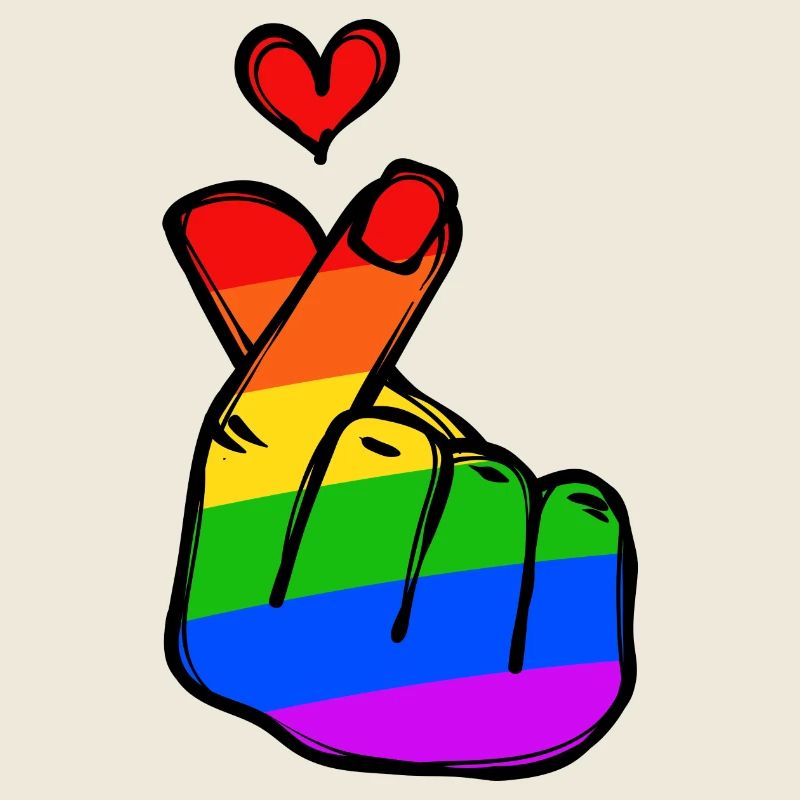 Rainbow Heart Love Peace Passion