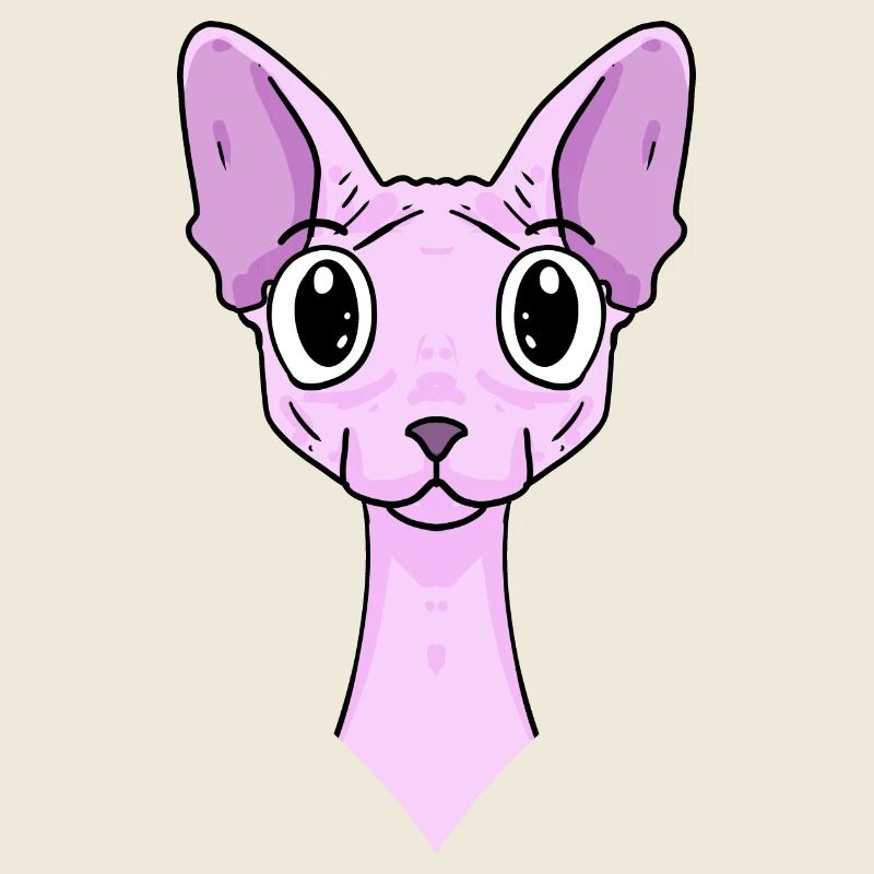 Sphynx Head Cat Cat Owner