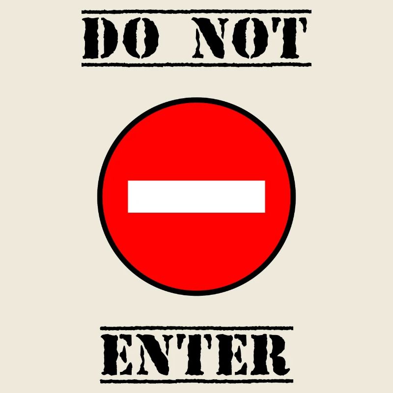 FORBIDDEN. DO NOT ENTER. PANEL. DANGER