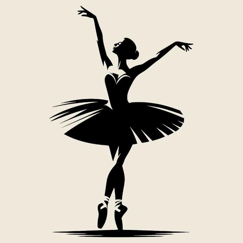 Dancer with elegance and classical dance pose