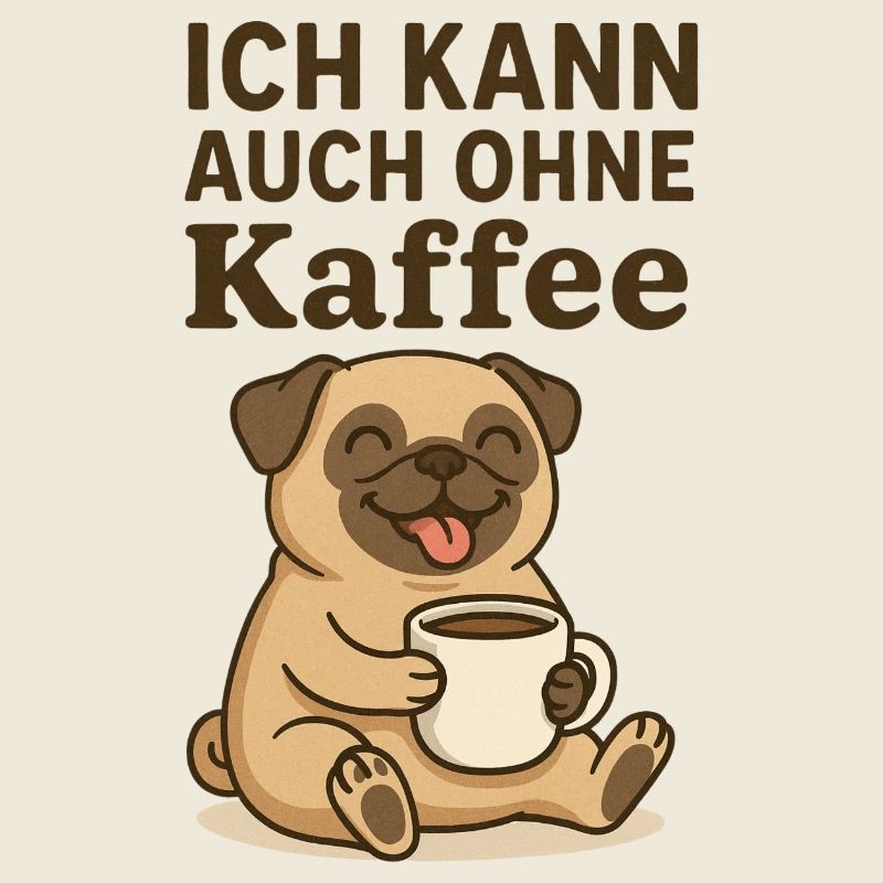 Coffee Dog Doesn't Work Without Coffee Animals Design