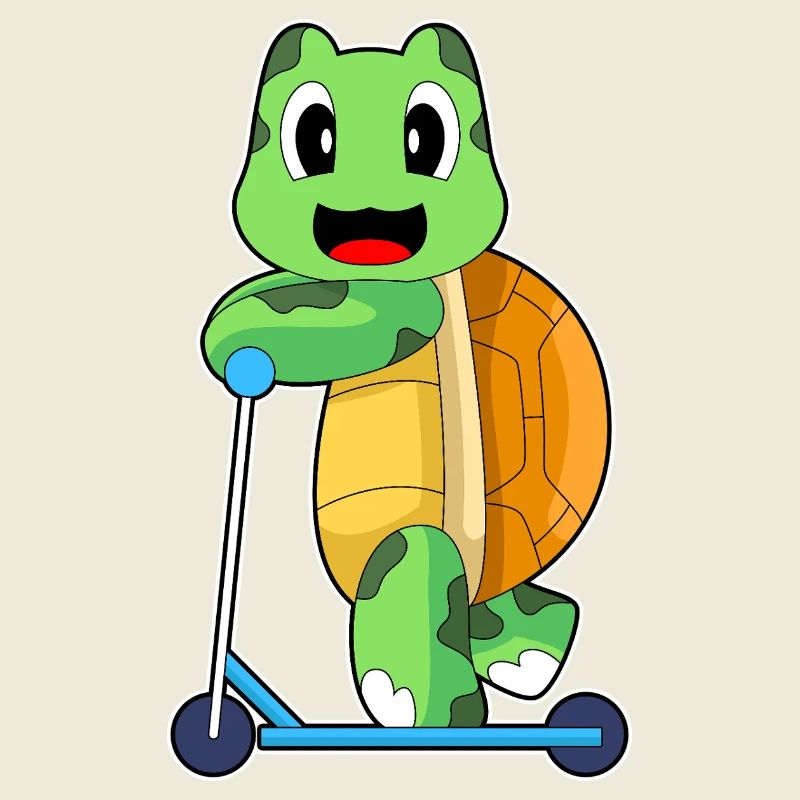 Turtle scooter