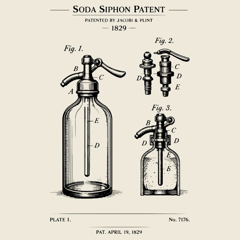 Conception du plan de Soda Siphone