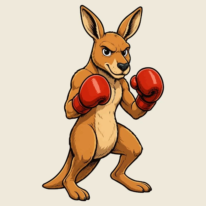 Héros de la boxe kangourou