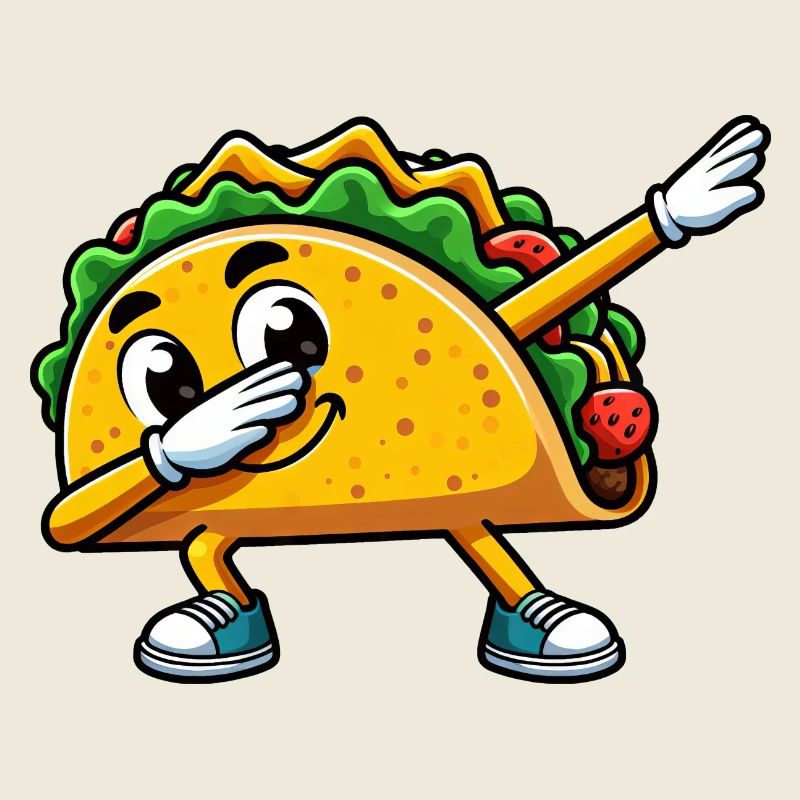 Taco Dabbing Fast Food Fun