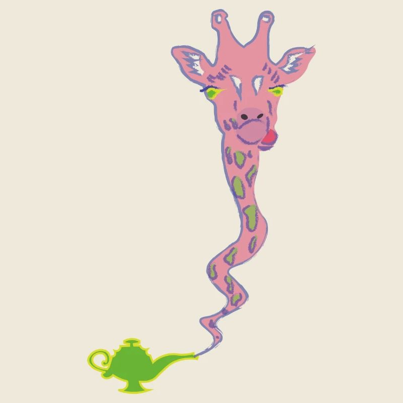 Wunderaffe - magic lamp with giraffe gift