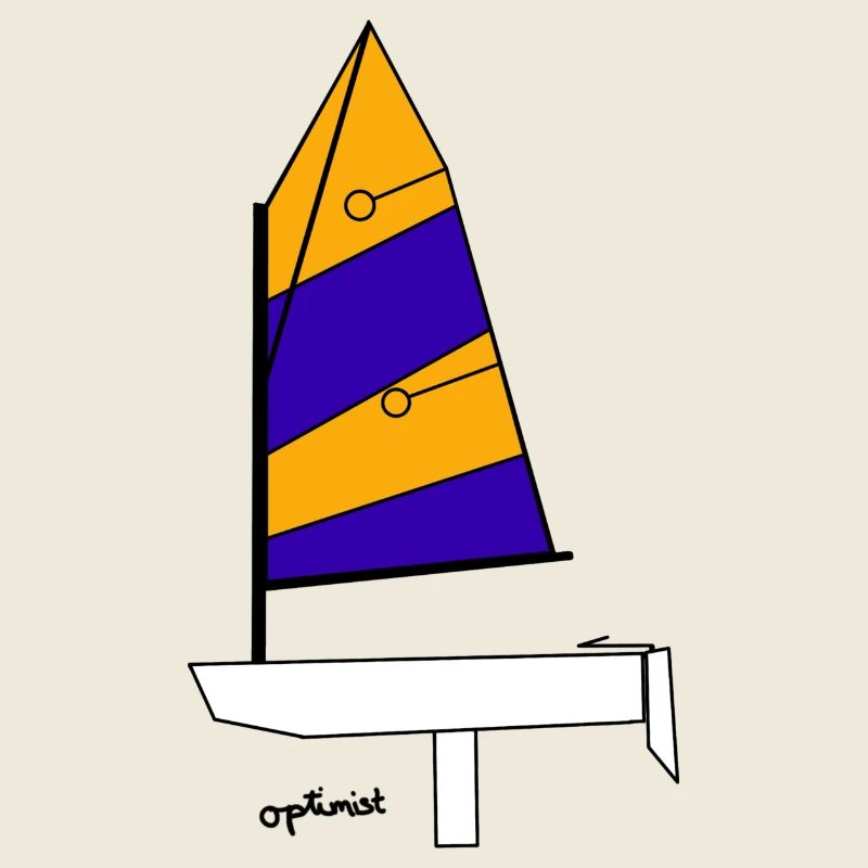 Optimist Segelboot Variante 1