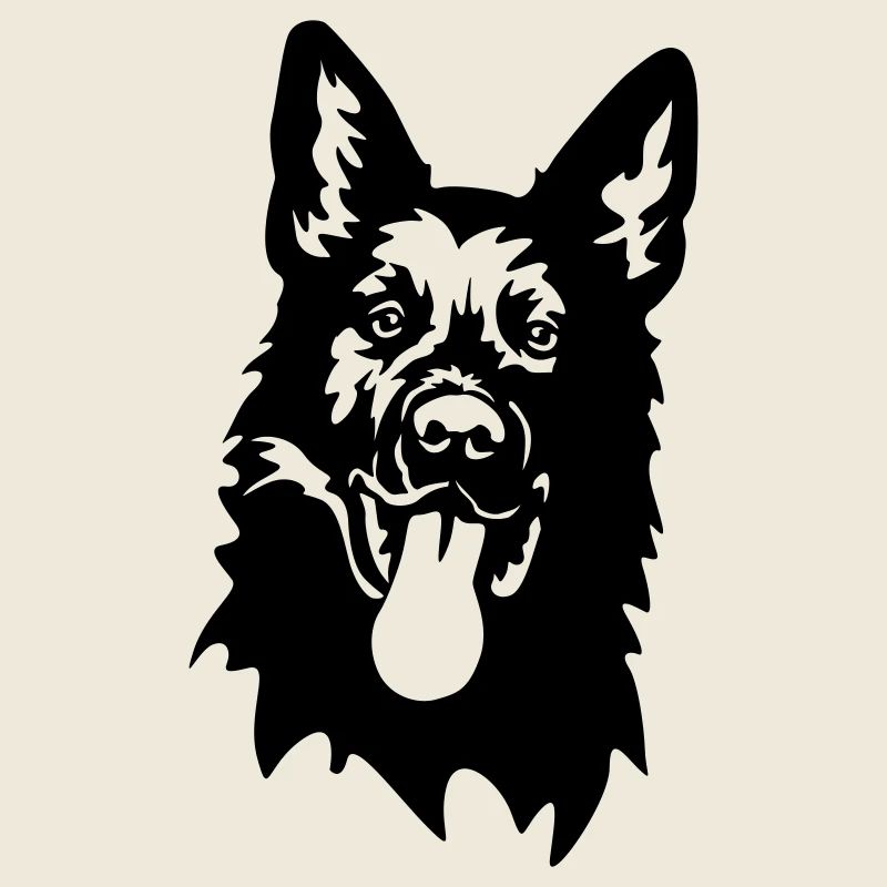 Deutscher Schäferhund Kopf