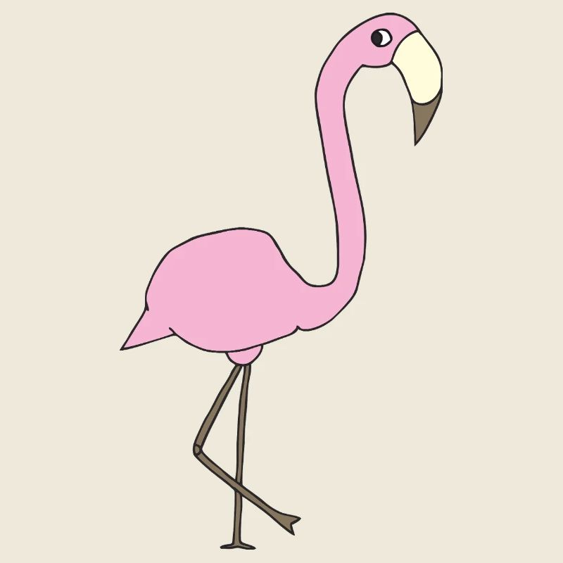 Rose flamant rose