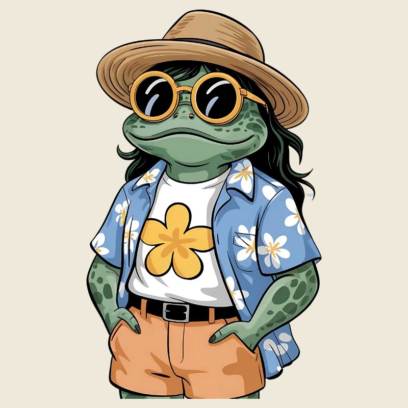 grenouille drôle d’été